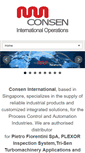 Mobile Screenshot of consen.com.sg